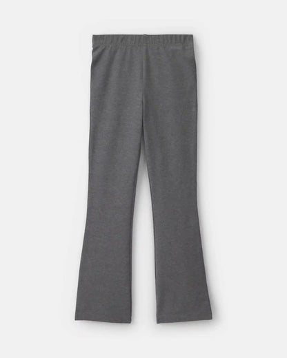 Girls Pull-On Stretch Flare Leggings - Grey