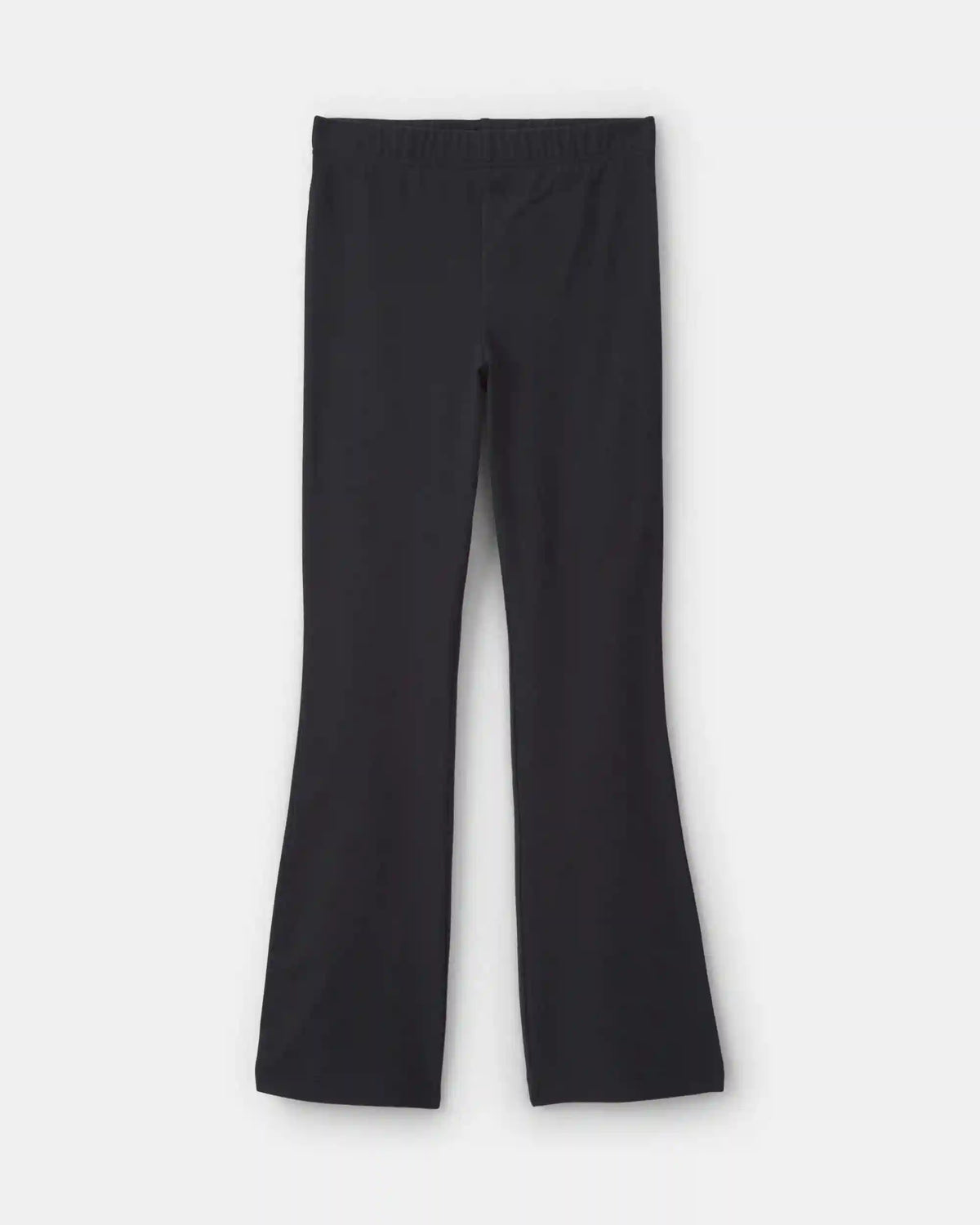 Girls Pull-On Stretch Flare Leggings - Black