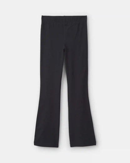 Girls Pull-On Stretch Flare Leggings - Black