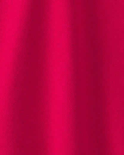 Girls Uniform Piqué Polo Shirt - Red