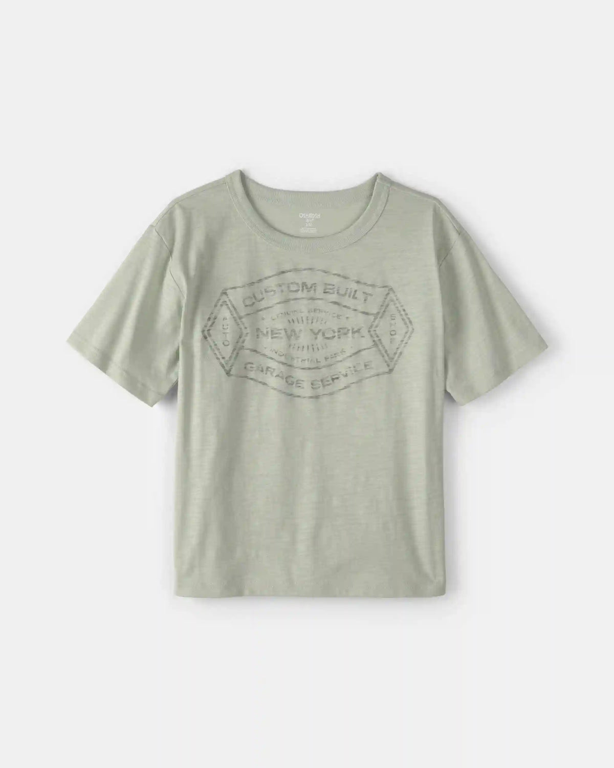 Boys 'New York' Graphic Tee - Green