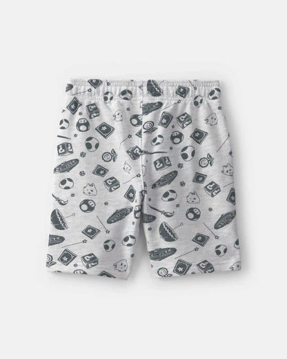Boys Nintendo Super Mario Shorts - Grey