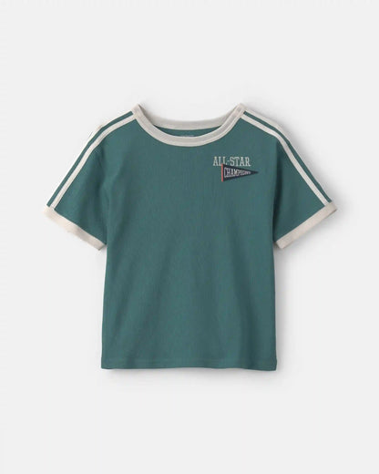 Boys 'All-Star' Graphic Tee - Green