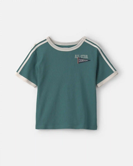 Boys 'All-Star' Graphic Tee - Green