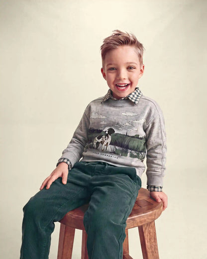 Boys Corduroy Pants - Green