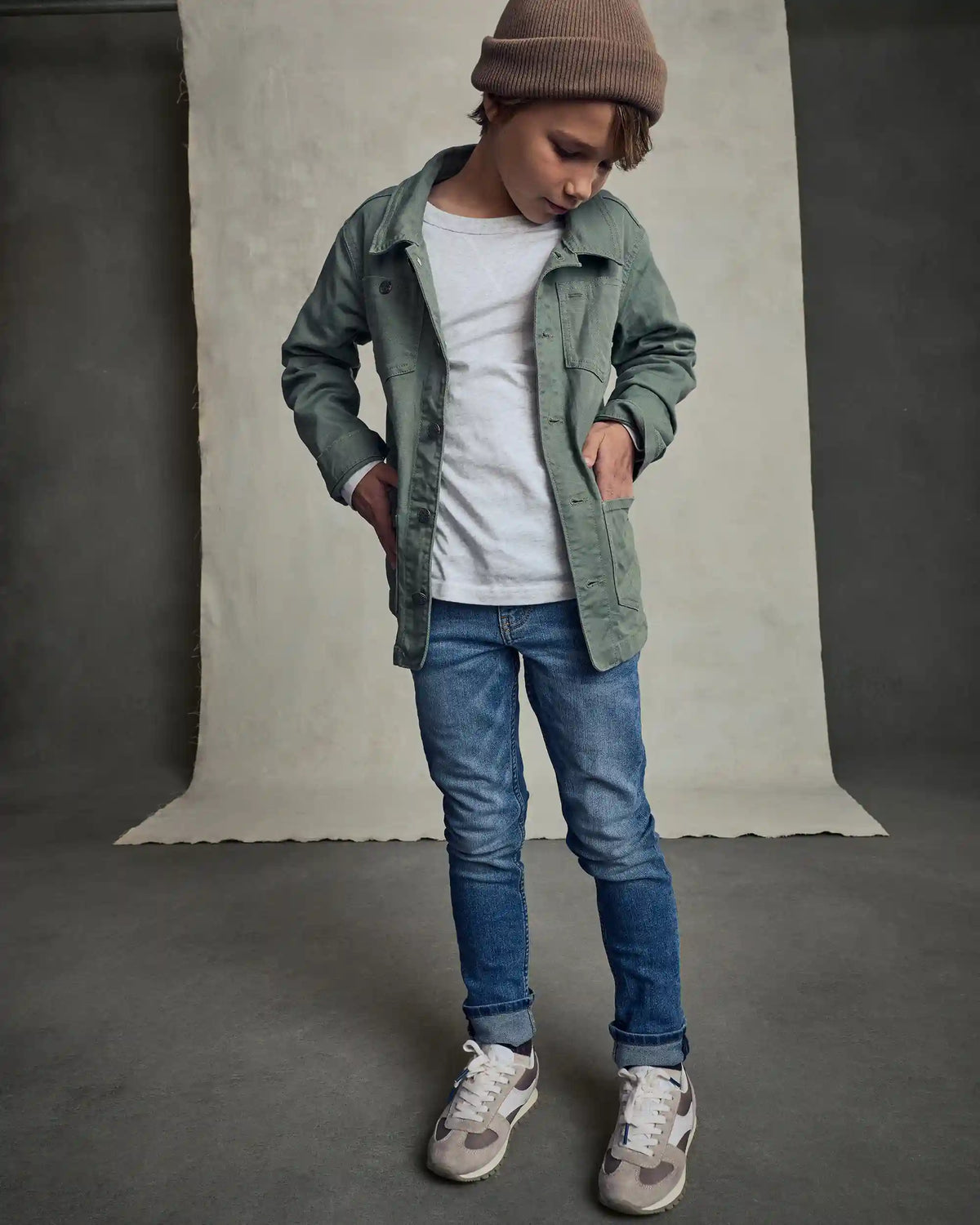 Boys Long-Sleeve T-Shirt - Grey