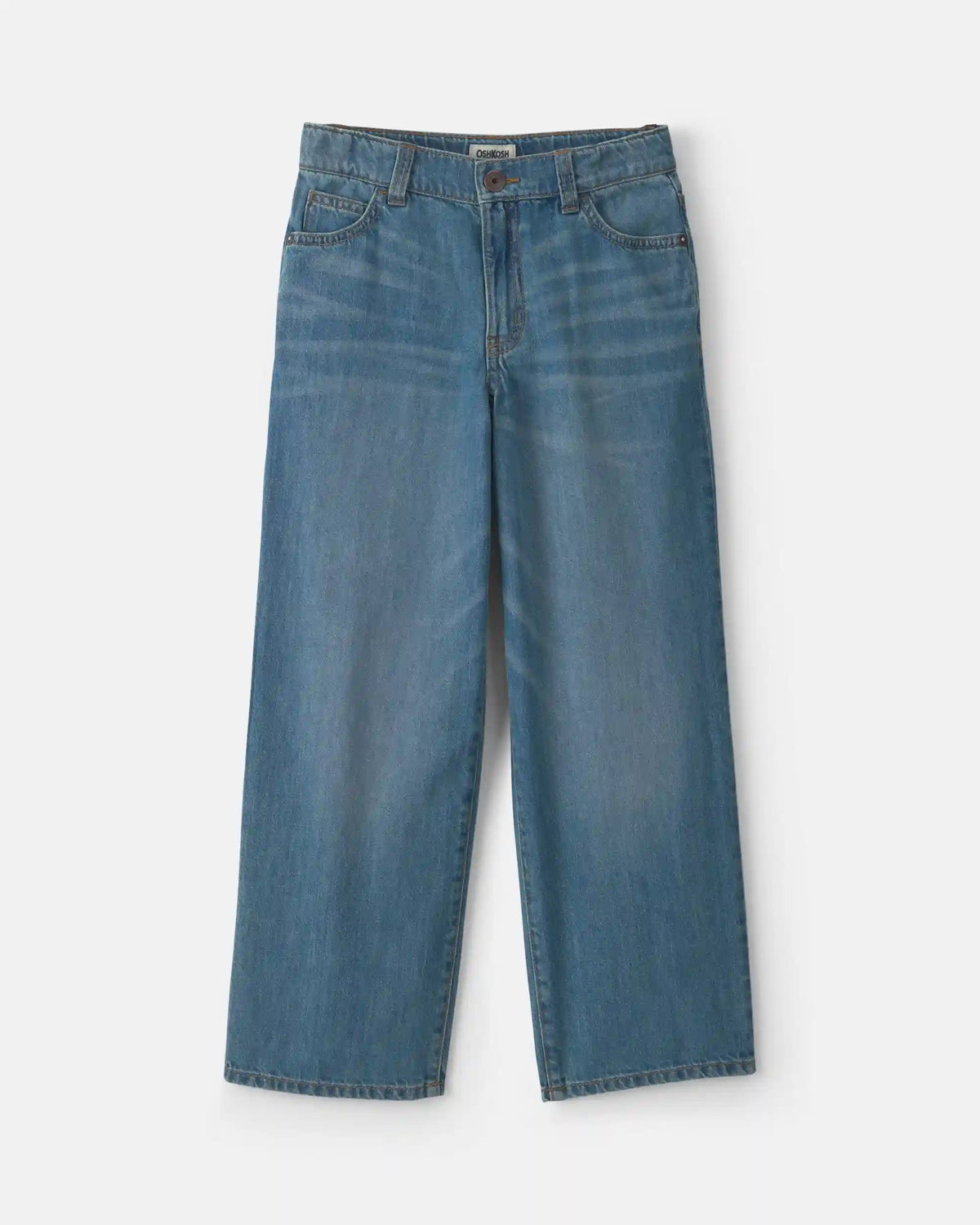 Boys Denim Baggy Jeans - Medium Wash
