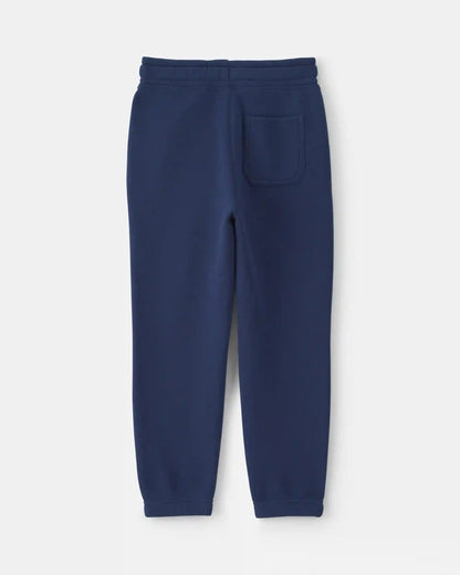 Boys Fleece Joggers - Navy Blue