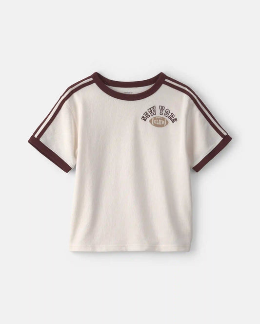 Boys New York Graphic Tee - Cream