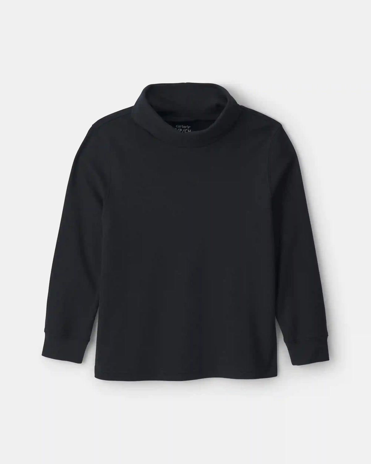 Boys Long-Sleeve Turtleneck - Black