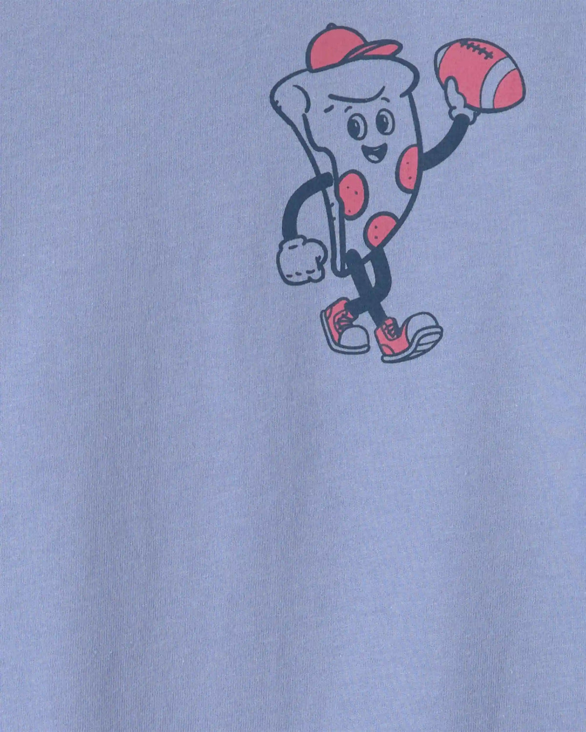 Boys Pizza Sports Long-Sleeve Graphic Tee - Blue