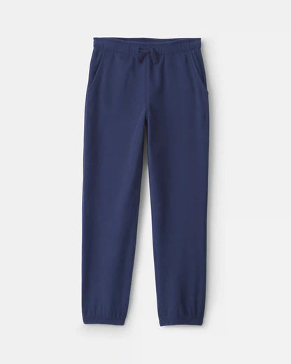 Boys Fleece Joggers - Navy Blue