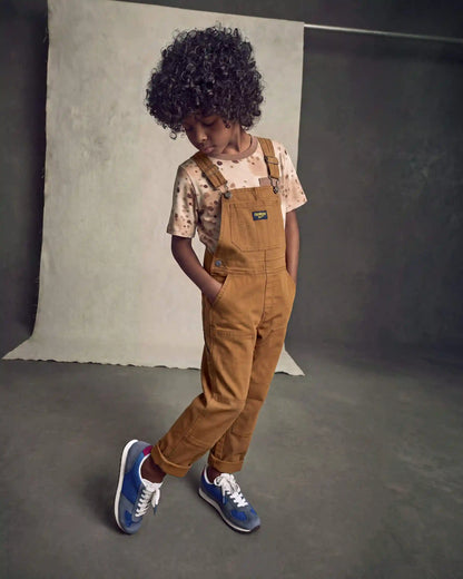 Boys Animal Print T-Shirt - Brown/Cream