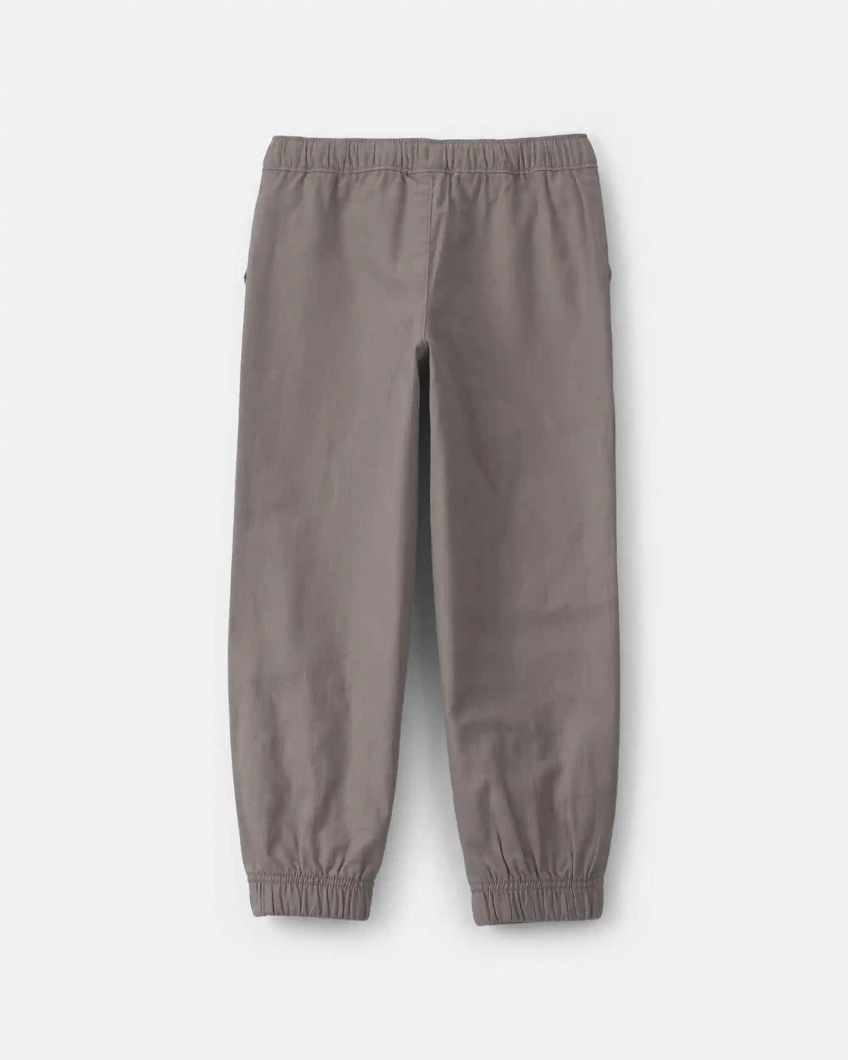 Boys Twill Joggers - Grey