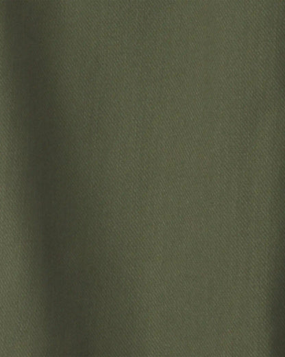 Boys Twill Joggers - Olive Green