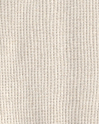 Boys Thermal Long-Sleeve Henley T-Shirt - Cream