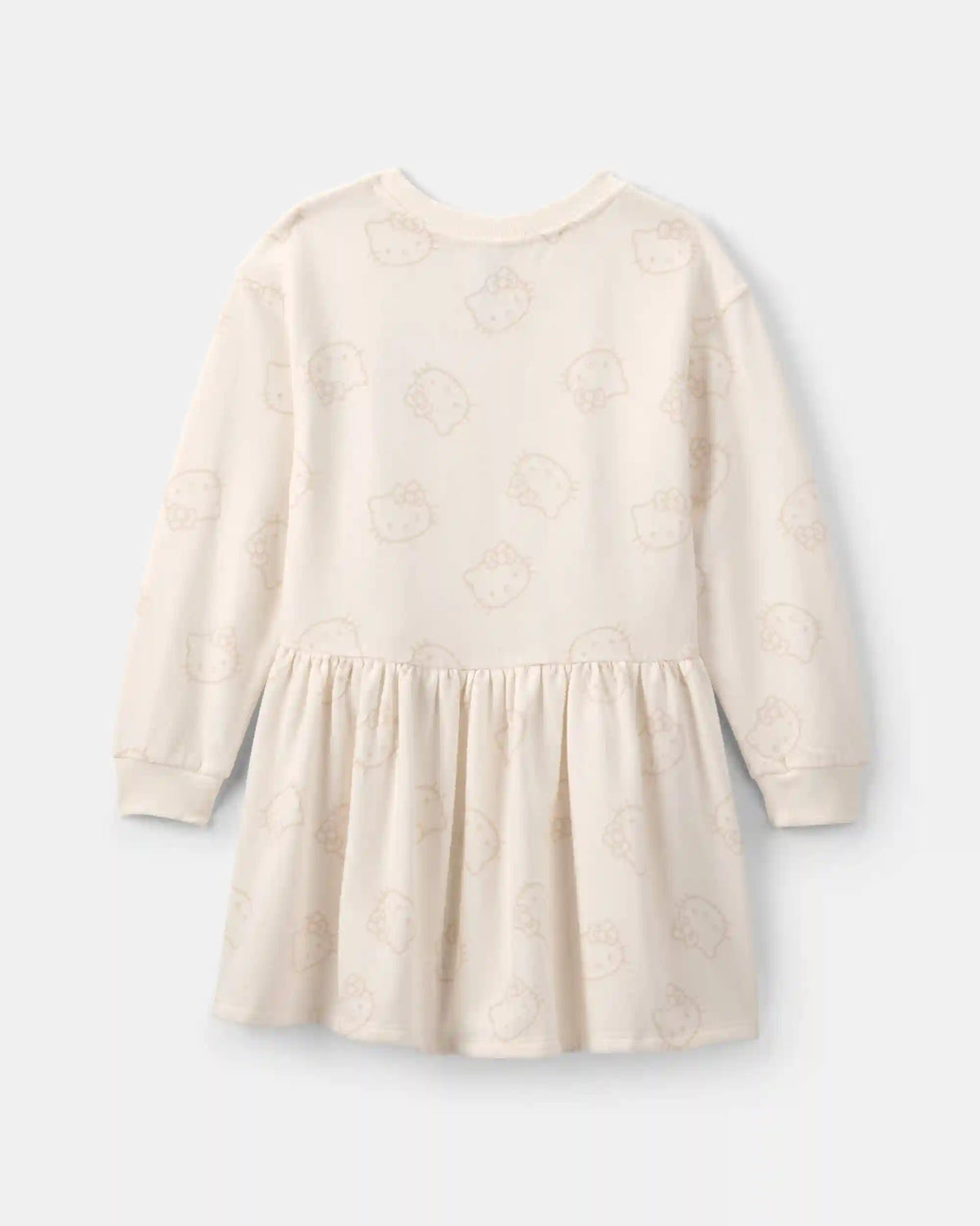 Girls Hello Kitty® Long-Sleeve Layered Dress - Cream