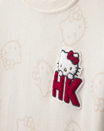 Girls Hello Kitty® Long-Sleeve Layered Dress - Cream