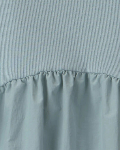 Girls Bow Midi Dress - Blue