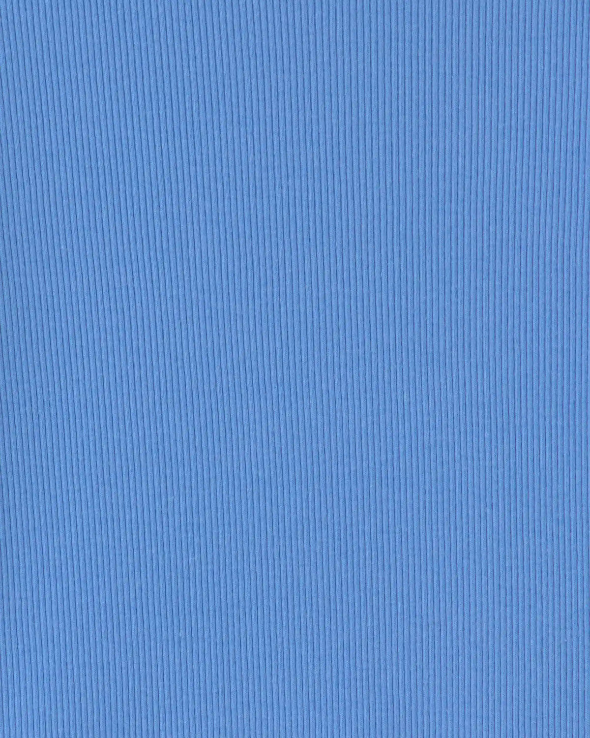 Girls Long-Sleeve Ribbed Top - Blue