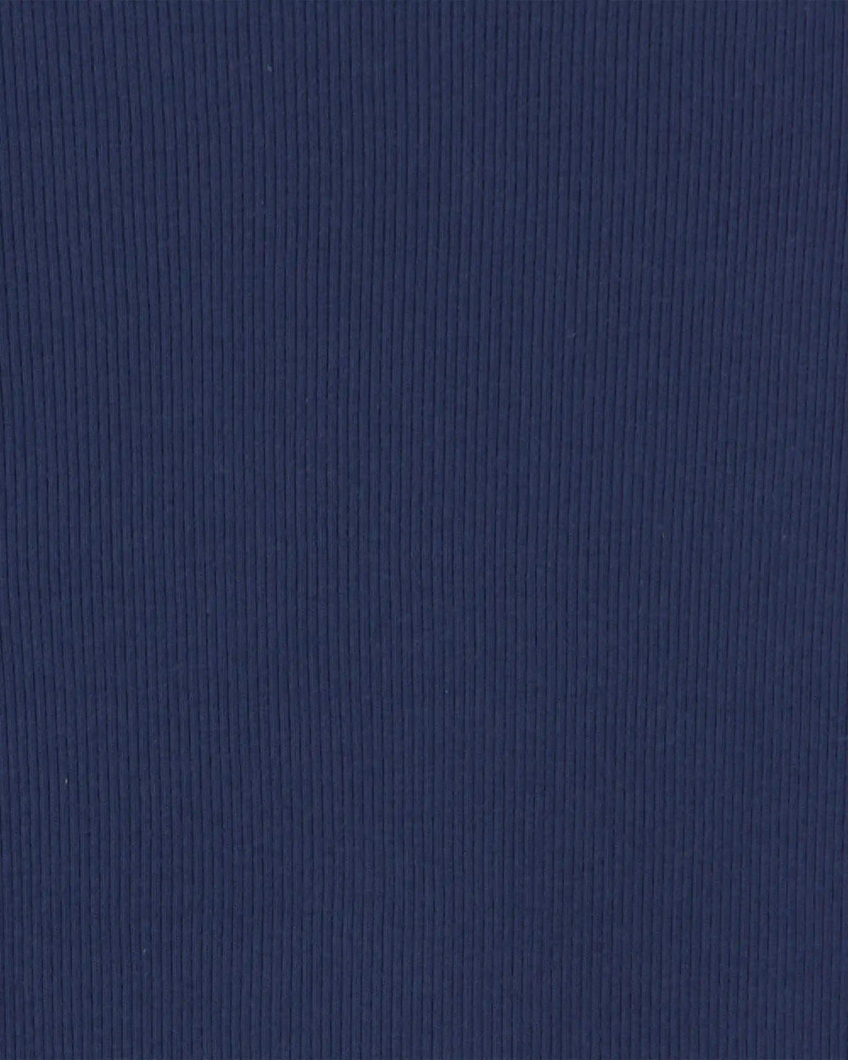 Girls Long-Sleeve Ribbed Top - Navy Blue