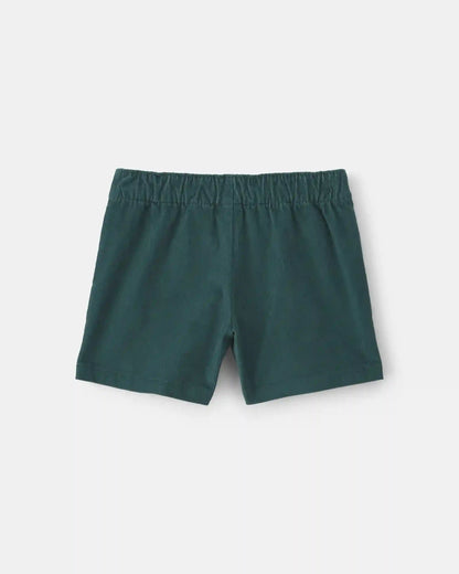 Girls Corduroy Shorts - Green