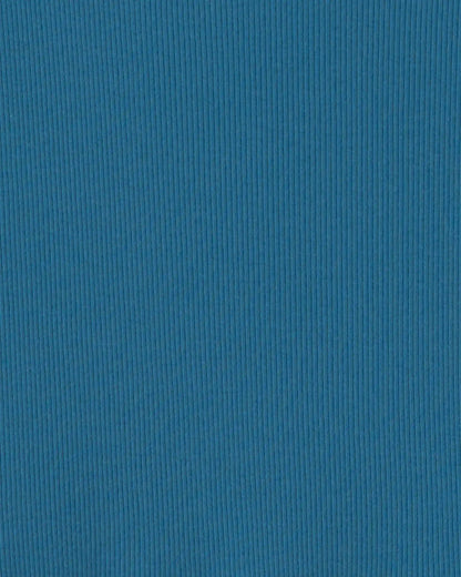 Girls Rib Long-Sleeve Dress - Blue
