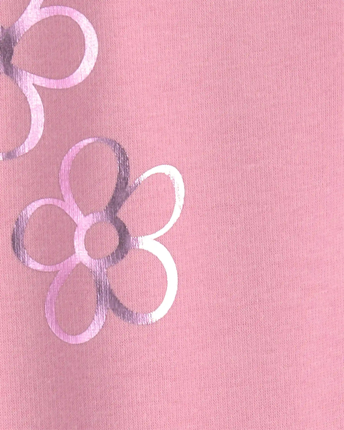 Girls Floral Fleece Pull-On Stretch Leggings - Pink