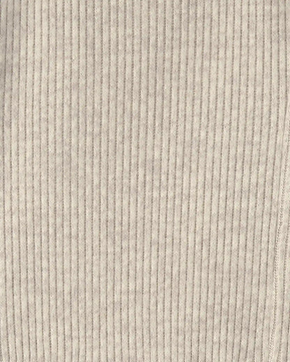 Girls Long-Sleeve Rib Dress - Cream