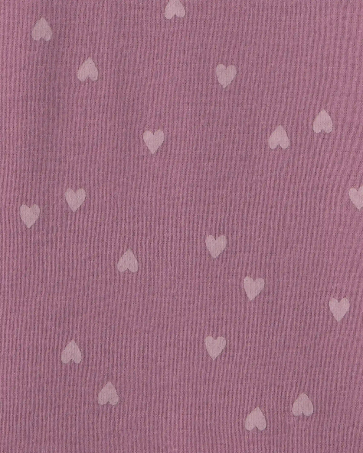Girls Heart Long-Sleeve Rib Top - Purple