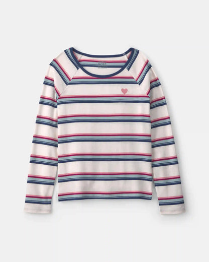 Girls Striped Long-Sleeve T-Shirt