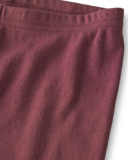 Girls 2-Piece Organic Cotton Pointelle Pajamas
