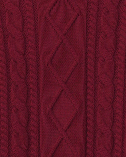 Boys Organic Cotton Cable Knit Sweater