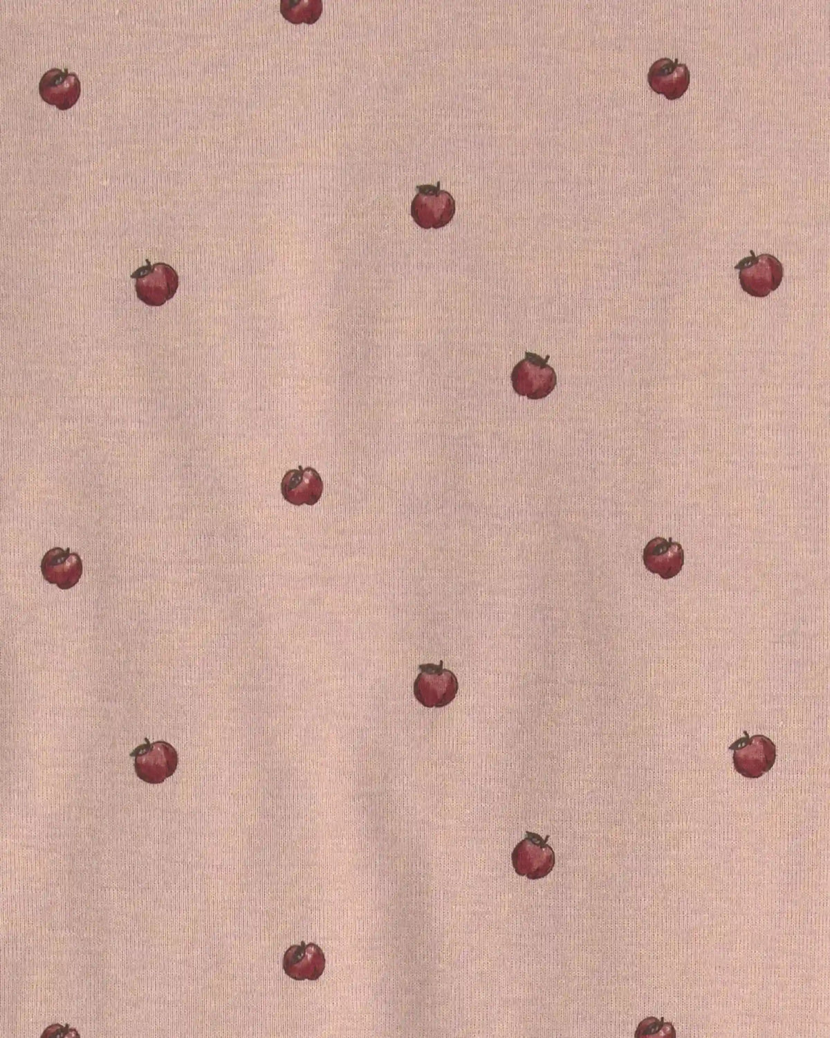 Girls 2-Piece Organic Cotton Pajamas in Apples