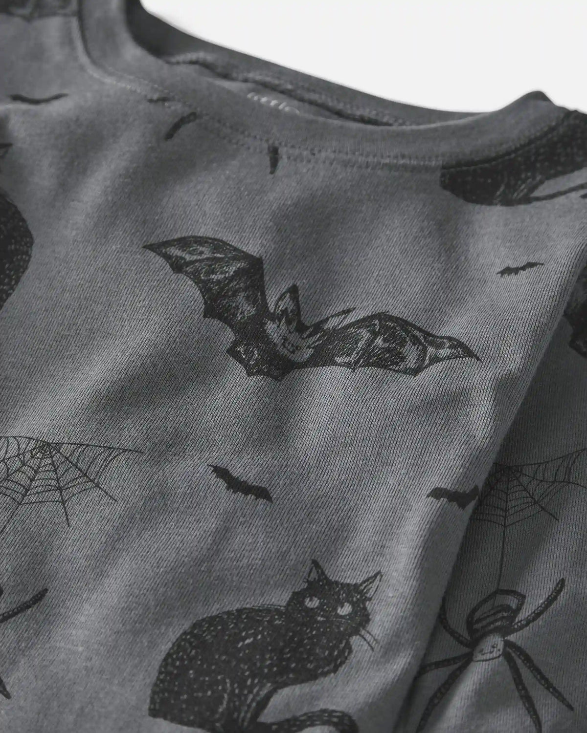 Kids 2-Piece Organic Cotton Pajamas in Spooky Creatures