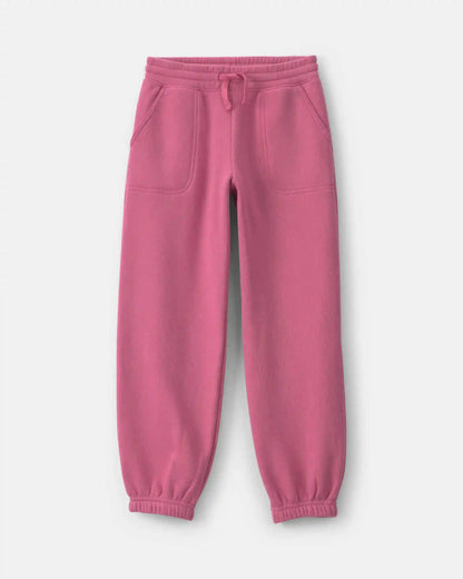 Girls Fleece Joggers - Pink