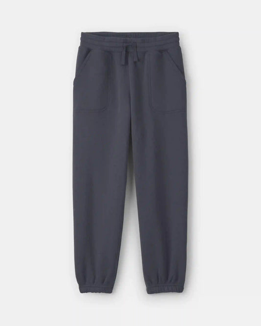 Girls Fleece Joggers - Navy Blue