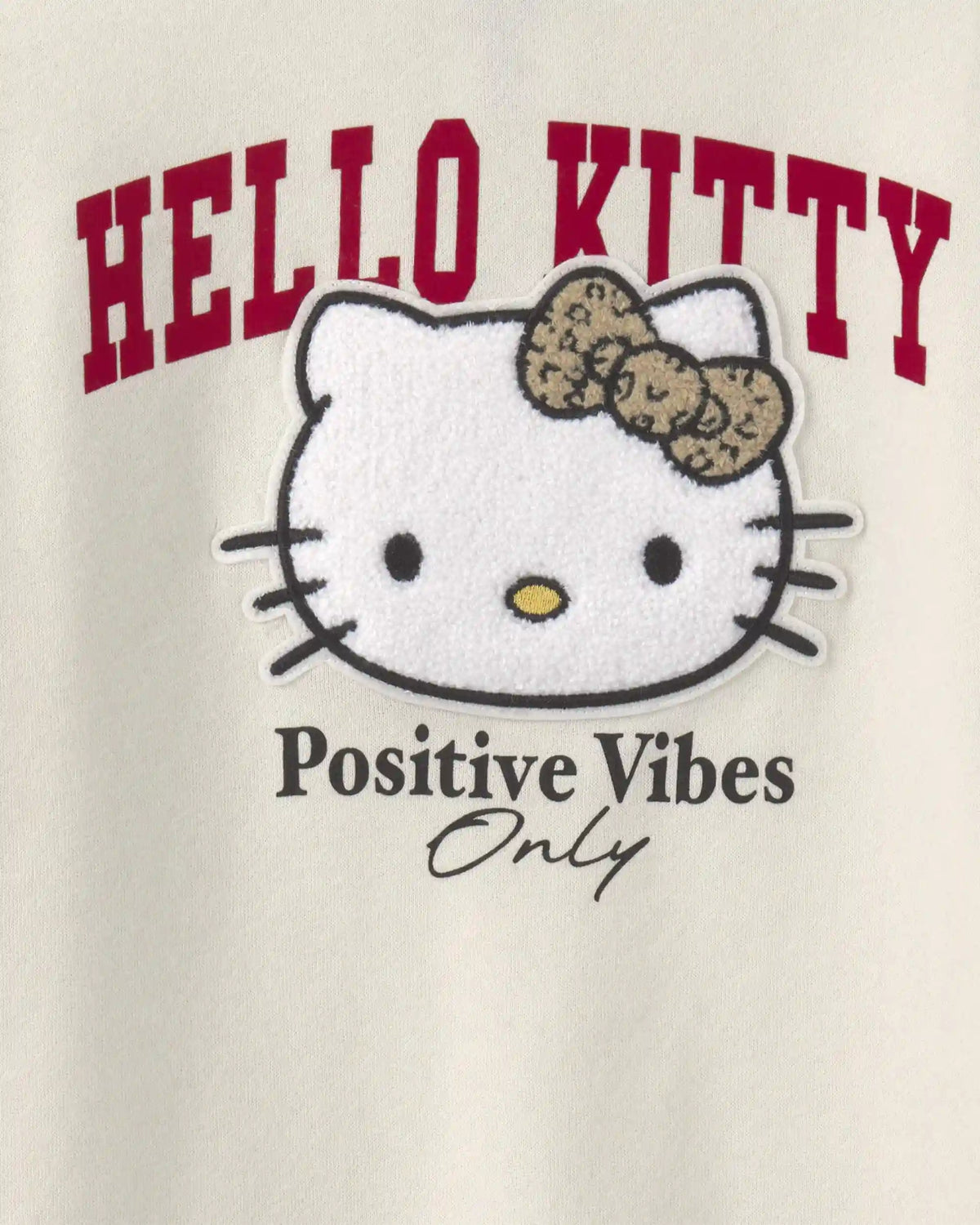 Girls Hello Kitty® Pullover Sweatshirt - Cream