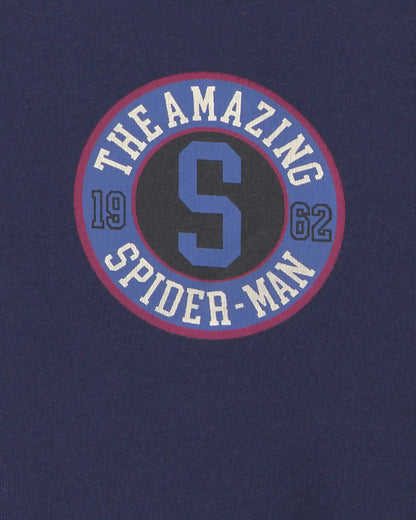 Boys ©Marvel Spider-Man Fleece Varsity Jacket - Blue