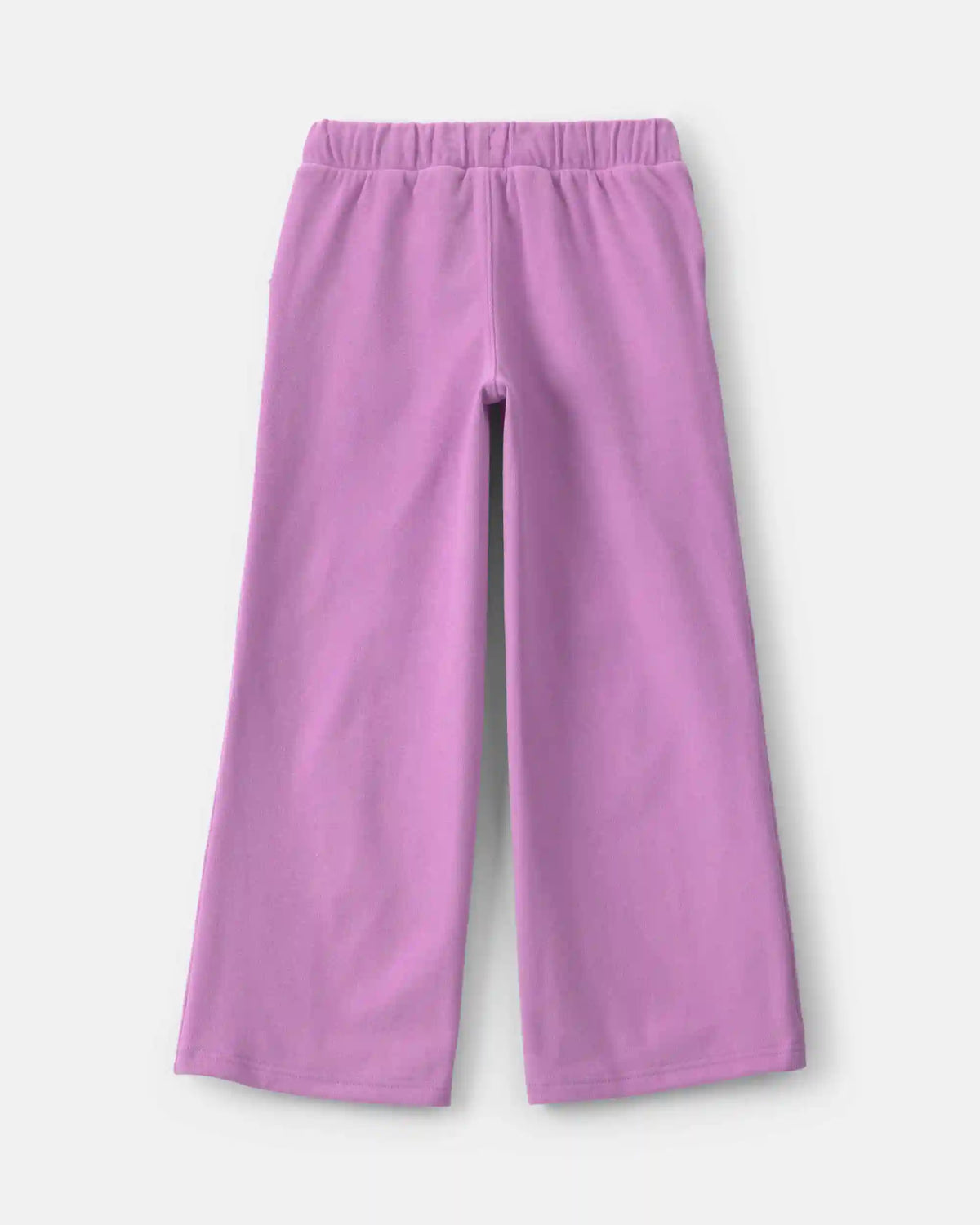 Girls Ribbed Pull-On Pants - Purple