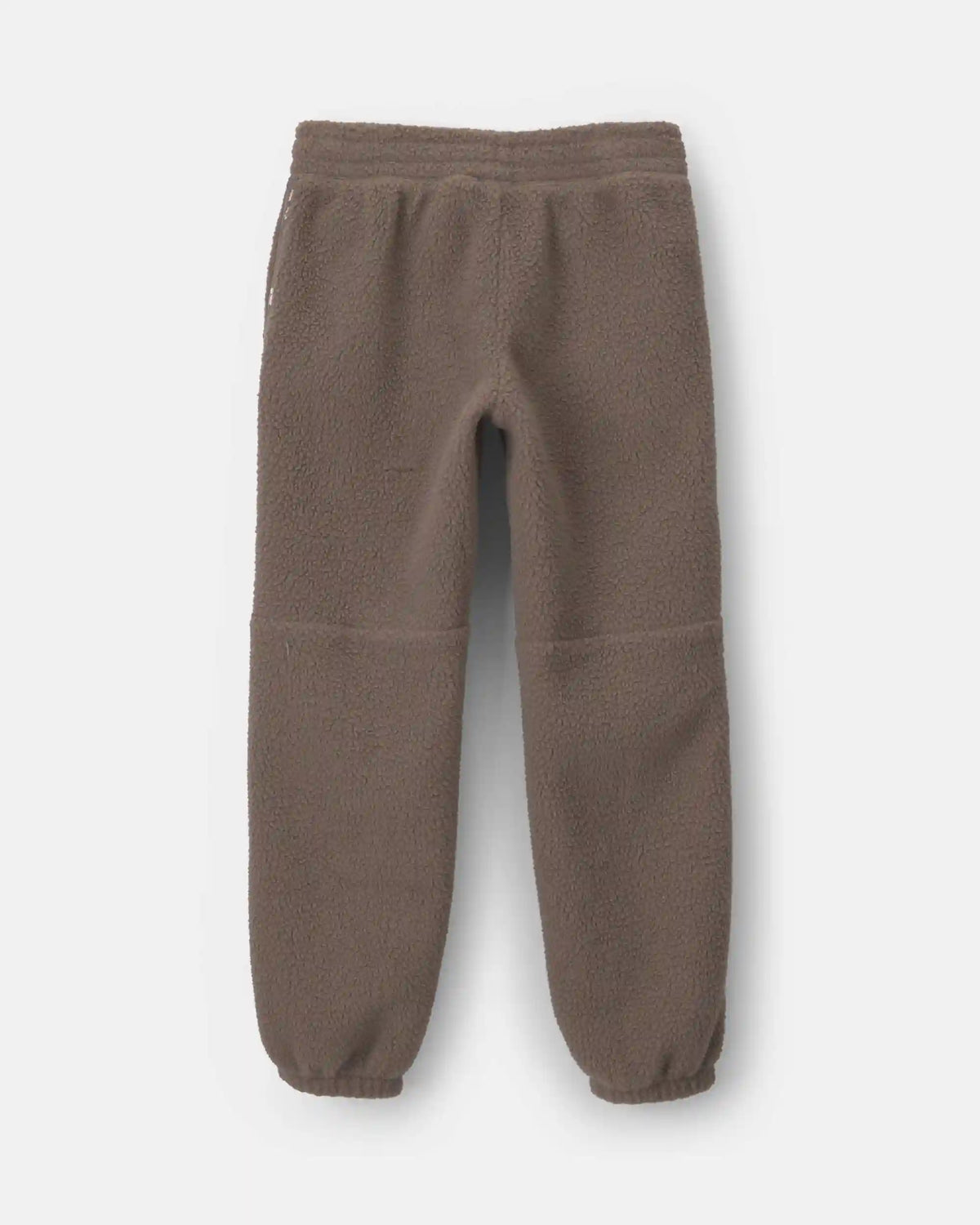 Girls Floral Fleece Joggers - Brown