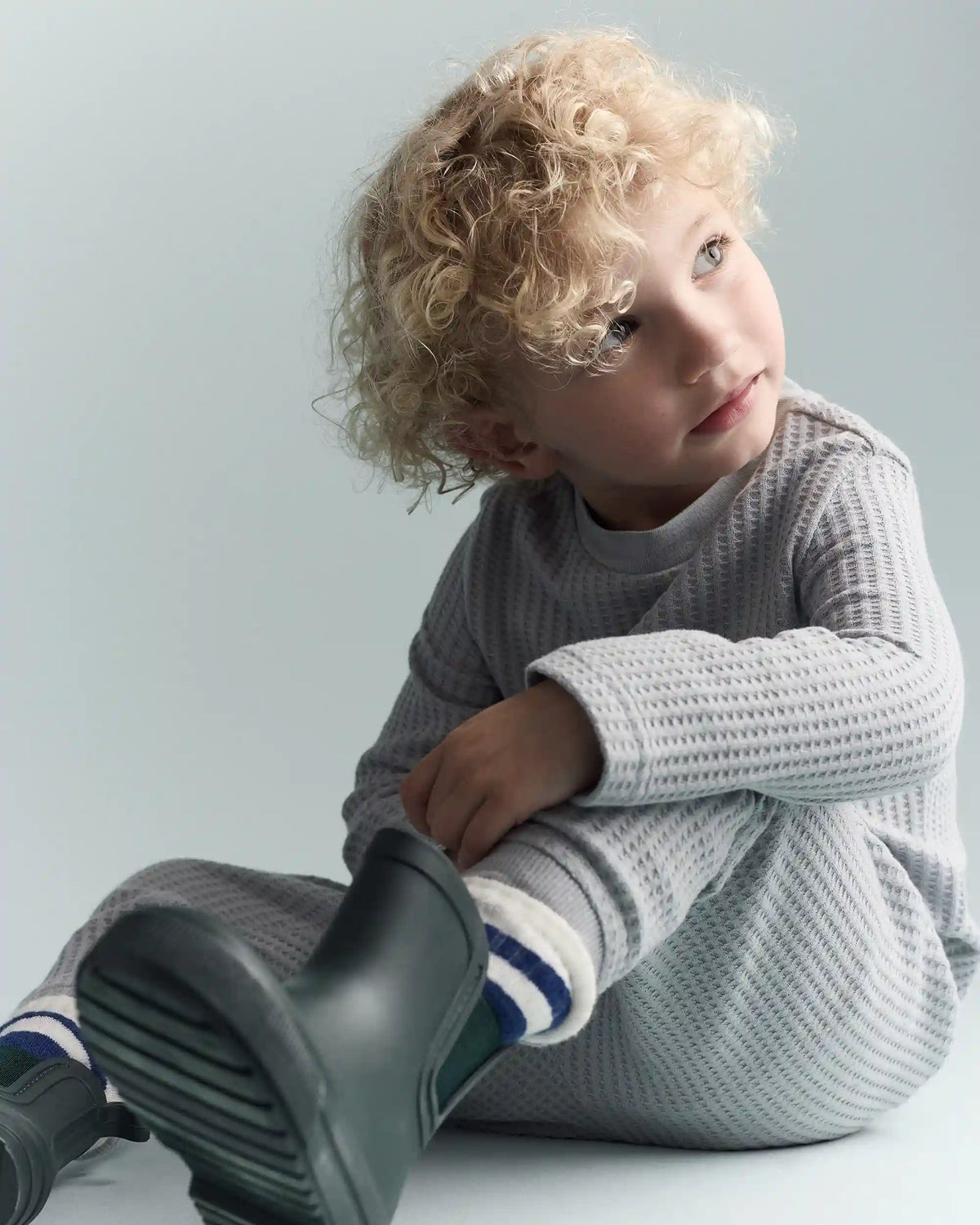Toddler No-Seam Jogger Pant - Light Blue