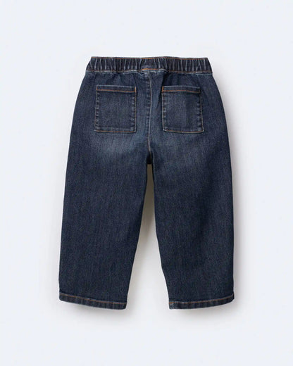 Toddler Barrel Pant in Denim - Blue