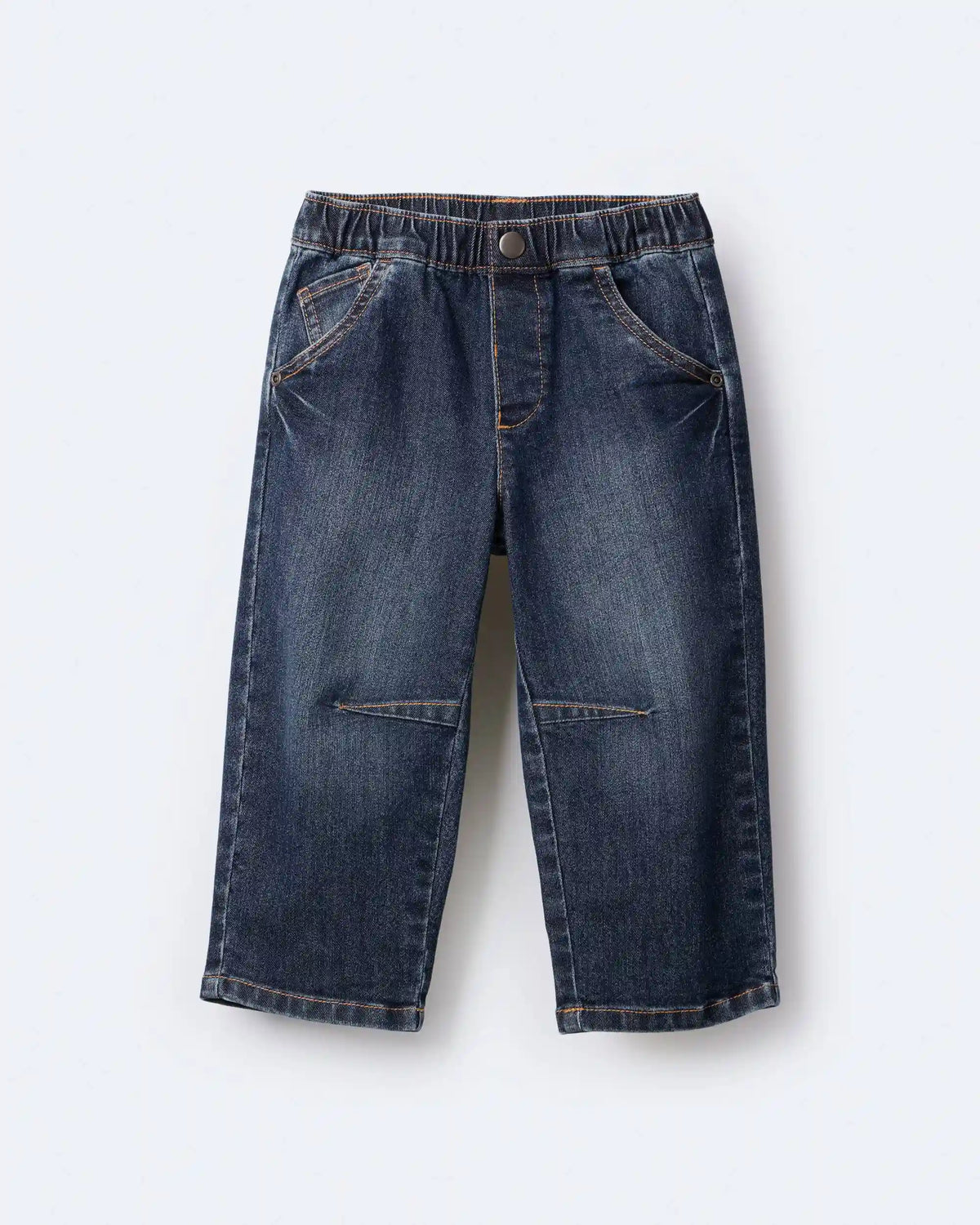 Toddler Barrel Pant in Denim - Blue