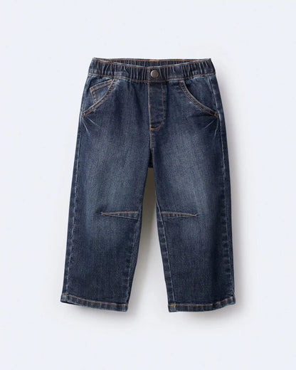 Toddler Barrel Pant in Denim - Blue