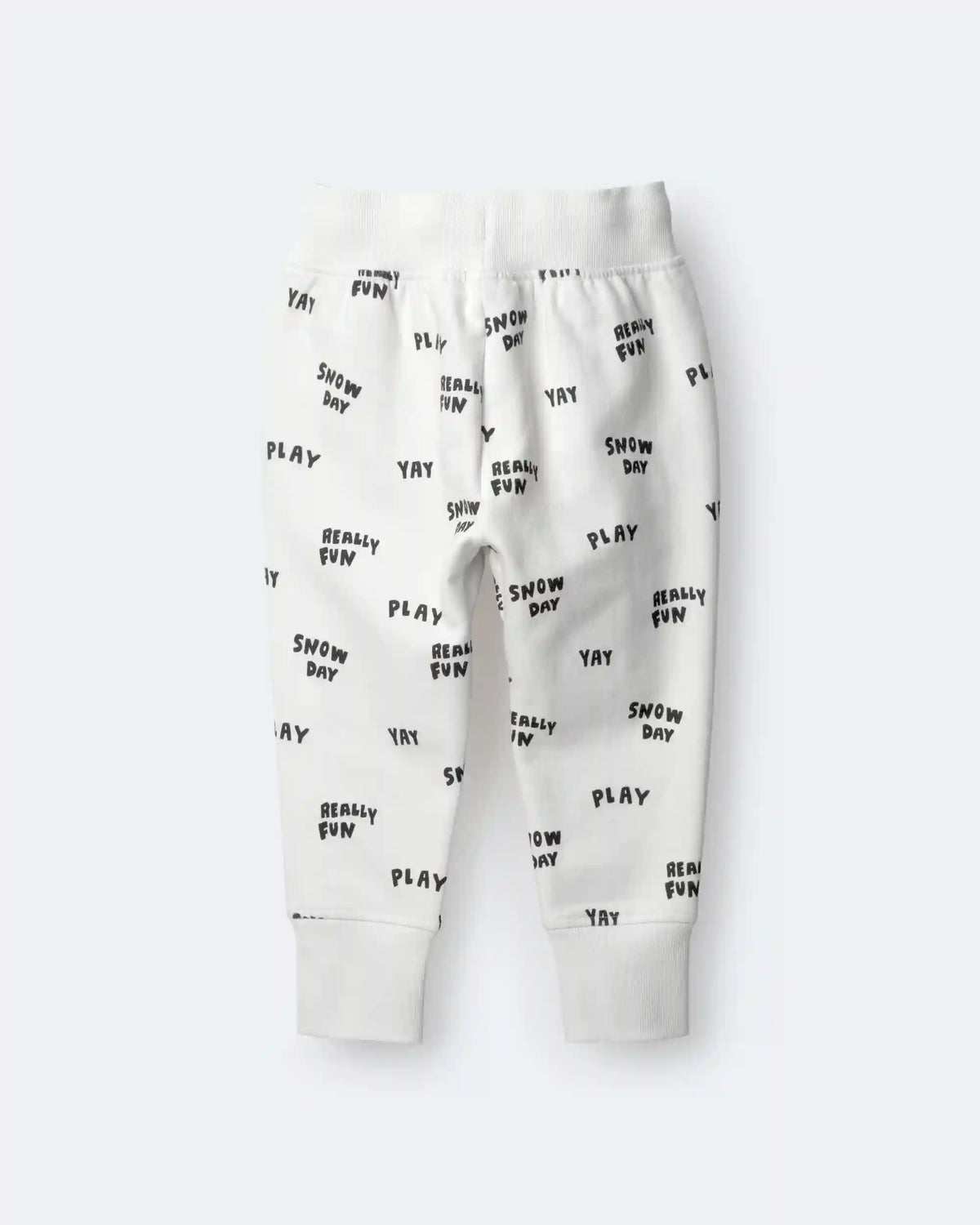 Toddler City Park™ Jogger Pant in Snow Day Print - Cream