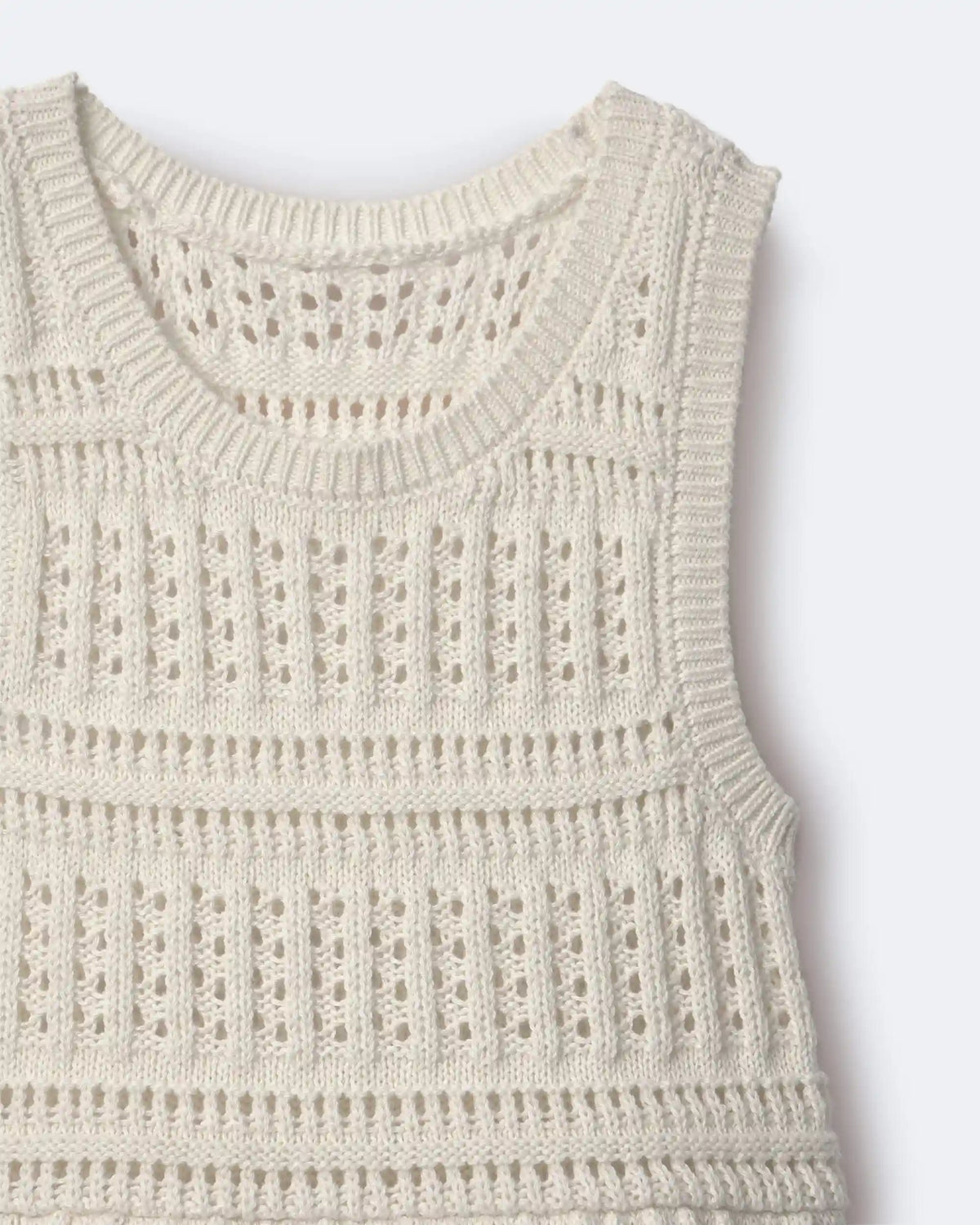 Toddler Girl Crochet Cover Up - Cream