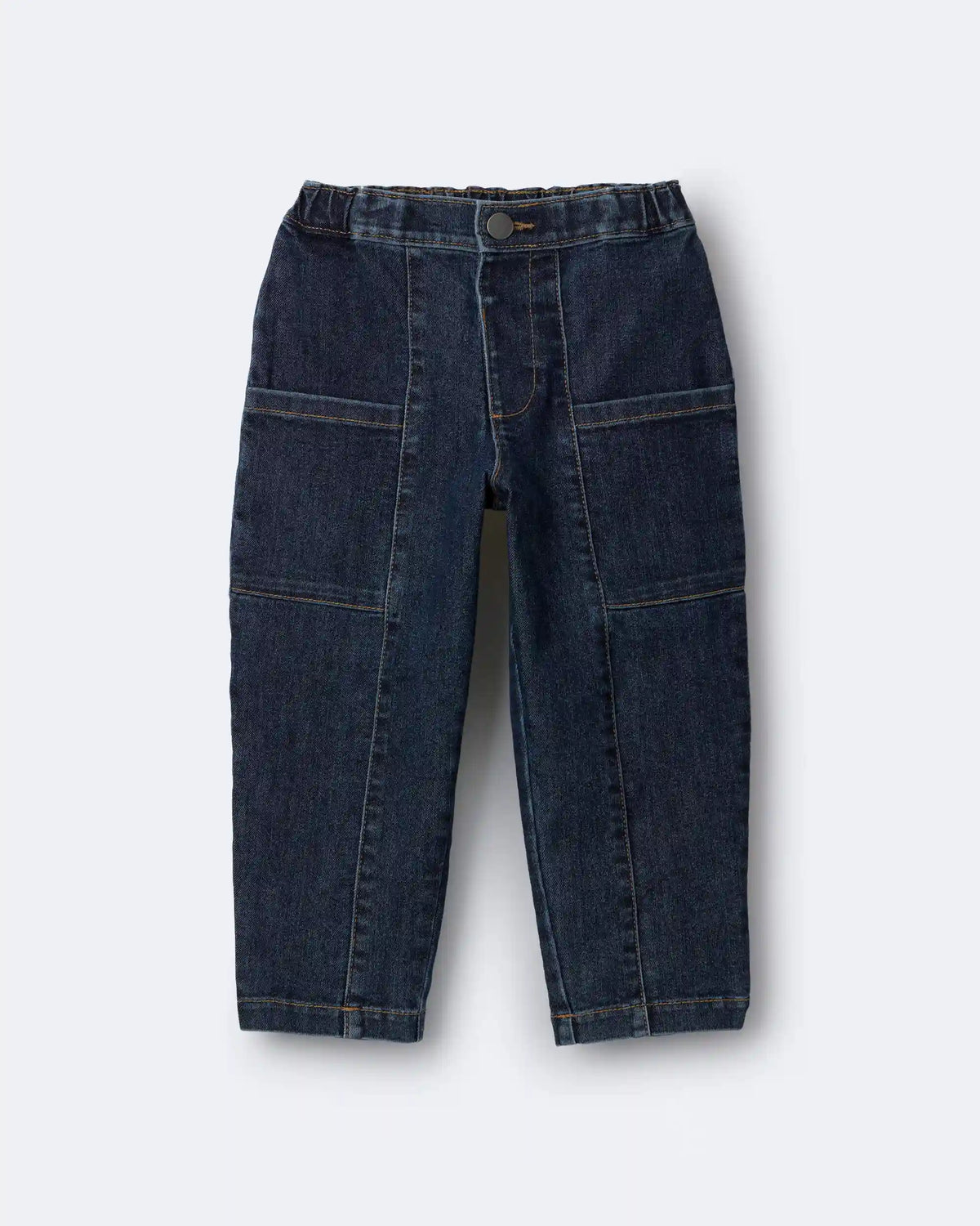 Toddler Pocket Pant in Denim - Blue