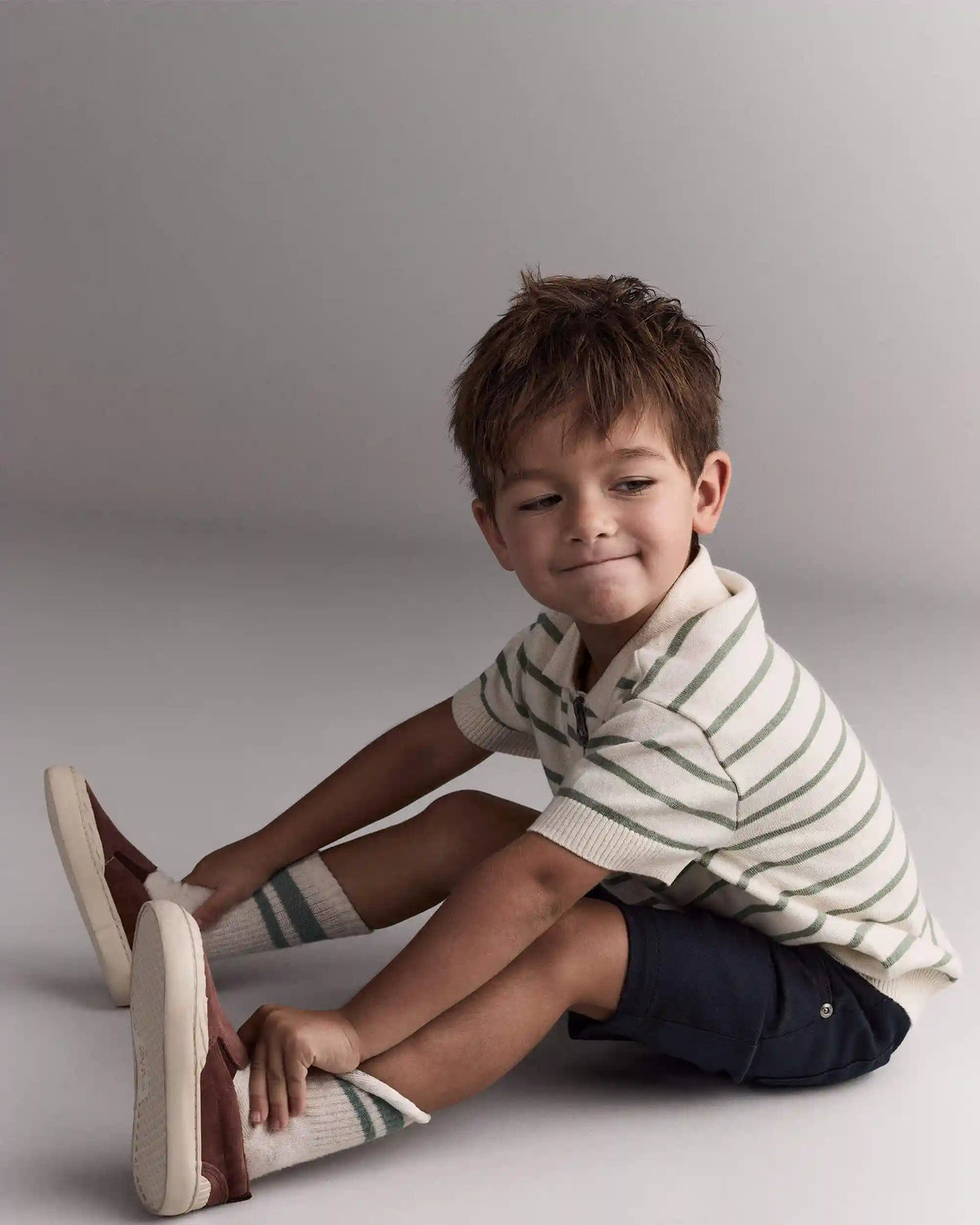 Toddler Boy Bermuda Shorts - Black