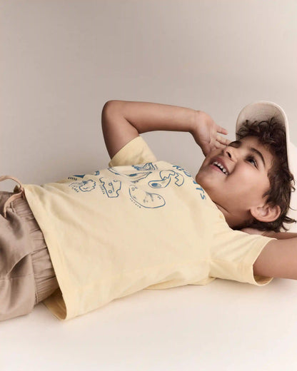 Toddler 'Favorite Ingredients' Relaxed Graphic Tee - Yellow